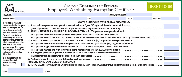 UAB Financial Affairs Self Service State Online Tax Form