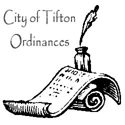 City of Tifton Ordinances....